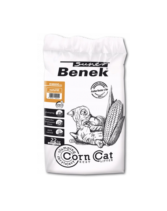 Super Benek Żwirek Corn Naturalny 35l / 22kg główny