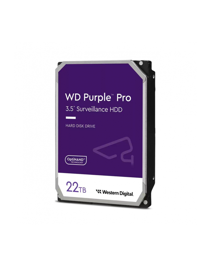 western digital WD Purple Pro 22TB SATA 6Gb/s HDD 3.5inch internal 7200Rpm 512MB Cache 24x7 Bulk główny