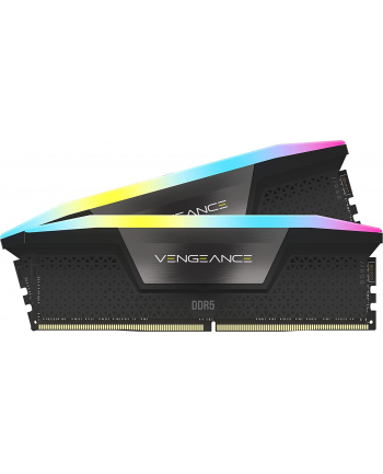 CORSAIR VENGEANCE RGB 32GB 2x16GB DDR5 5200MHz DIMM Unbuffered 40-40-40-77 XMP 3.0 Black Heatspreader RGB LED 1.25V nr 1