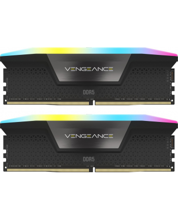 CORSAIR VENGEANCE RGB 32GB 2x16GB DDR5 6200MHz DIMM Unbuffered 36-39-39-76 STD PMIC XMP 3.0 Black Heatspreader Black PCB 1.3V