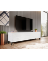 cama meble Szafka RTV NOVA 186x40x48 biały mat - nr 5