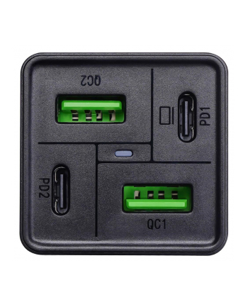 AKYGA Ładowarka sieciowa Charge Brick AK-CH-17 65W 2x USB-A + 2x USB-C QC4+ PD 5-20V / 1.5-3.25A