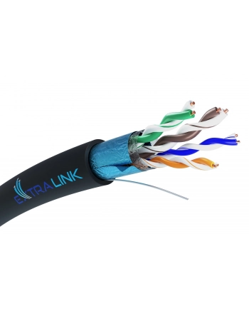 EXTRALINK KABEL SKRĘTKA CAT5E FTP (F/UTP) V2 OUTDO