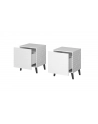 cama meble Szafka nocna NOVA 44x40x52 biały mat - nr 5