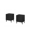 cama meble Szafka nocna NOVA 44x40x52 czarny mat - nr 2