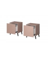 cama meble Szafka nocna NOVA 44x40x52 róż mat - nr 6