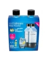 SodaStream Tritan Bottle Duopack 1L, drinking bottle (transparent/Kolor: CZARNY) - nr 5