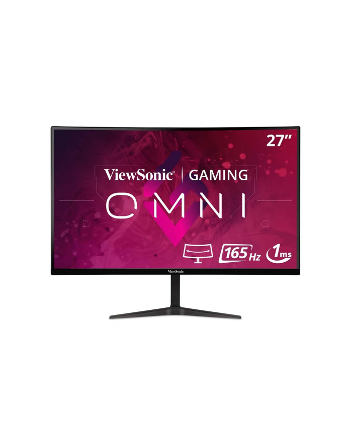 VIEWSONIC LED - 2K curved - 27inch - 250 nits - 1ms - 2x2W speakers 144Hz Adaptive sync główny