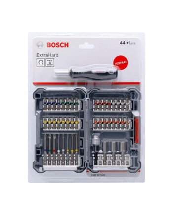 Bosch Powertools Bosch Pick ' Click bit set ExtraHard + handle, 45 pieces
