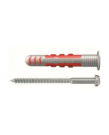 fischer dowel DuoSeal 6x38 S PH TX A2 (light grey/red, 50 pieces, with stainless screws)