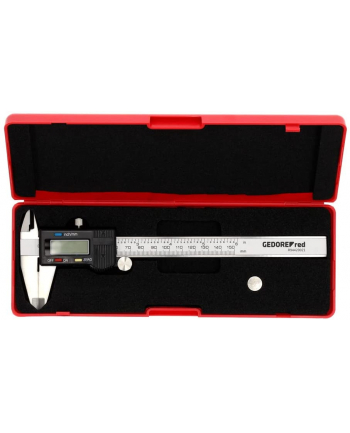GEDORE Red digital caliper R94420021, measuring device (grey)