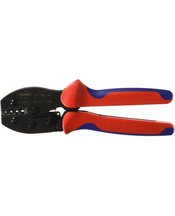Knipex PreciForce crimping pliers 97 52 34 SB (red/blue, stripping, crimping 0.1 - 2.5mm)