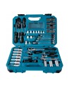 Makita Tool set E-08458, 1/2, 1/4 and 3/8 (blue, 87 pieces, with 2 reversible ratchets) - nr 1