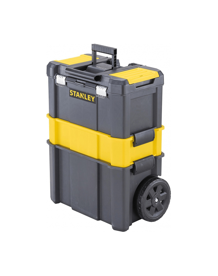 Stanley ESSENTIAL Rolling Workshop, Tool Trolley (Black/Yellow, with Trolley Handle) główny