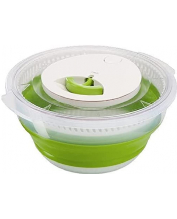 Emsa BASIC folding salad spinner, bowl (green/transparent)