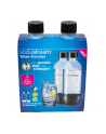 SodaStream Tritan Bottle Duopack 1L, drinking bottle (transparent/Kolor: CZARNY) - nr 3