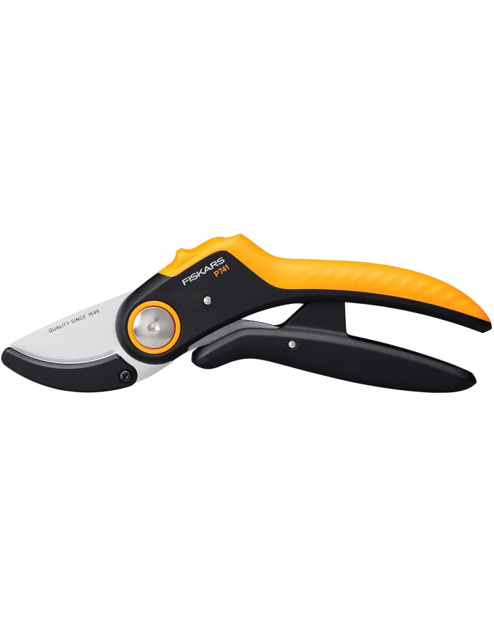 Fiskars PowerLever Plus anvil secateurs P741 (Kolor: CZARNY/orange) główny