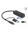 Delock 4P USB 3.2 Gen1 Hub+USB-C/A - 63828 - nr 5