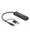 Delock 3P USB 3.2 Gen1 Hub+LAN+USB-C/A - 64149 - nr 1