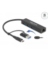 Delock 3P USB 3.2 Gen1 Hub+LAN+USB-C/A - 64149 - nr 9