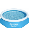 Bestway Fast Set above ground pool, 244cm x 61cm, swimming pool (blue/light blue) - nr 5