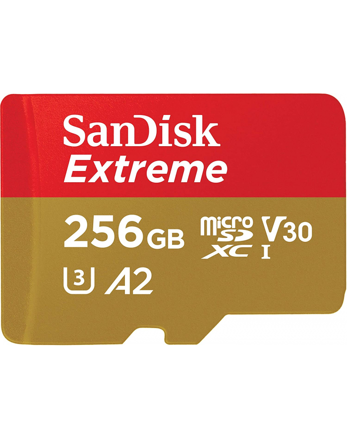 SANDISK EXTREME microSDXC 256 GB 190/130 MB/s A2 główny