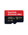SANDISK EXTREME PRO microSDXC 256GB 200/140 MB/s A2 - nr 10