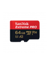 SANDISK EXTREME PRO microSDXC 64GB 200/90 MB/s A2 - nr 1