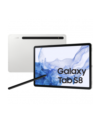 SAMSUNG Galaxy Tab S8 - 128GB - System Android - silver - SM-X706BZSA(wersja europejska)E