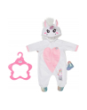 ZAPF Creation BABY born unicorn cuddly suit 43cm, doll accessories (including clothes hanger) - nr 1