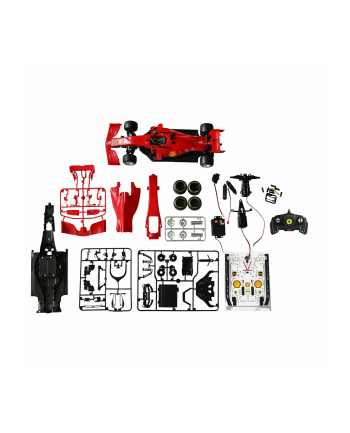 Jamara Ferrari SF 1000 kit, toy wehile (red/Kolor: CZARNY, 1:18)
