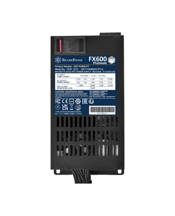 silverstone technology SilverStone SST-FX600-PT, PC power supply (Kolor: CZARNY, 2x PCIe, 600 Watt) nr 2