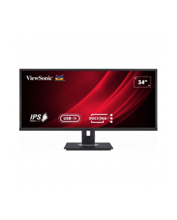 VIEWSONIC VG3456 VG Series monitor komputerowy 86,6 cm (34.1') 3440 x 1440 px UltraWide Quad HD LED Czarny
