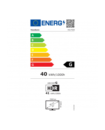 VIEWSONIC VX3276-2K-MHD-2 VX Series VX3276-2K-mhd-2 81,3 cm (32') 2560 x 1440 px Quad HD LED Srebrny