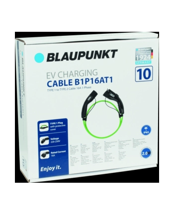 BLAUPUNKT PRZEWÓD ŁADUJĄCY DO SAMOCHODU ELEKTRYCZNEGO TYPU 1 250 V 16 A 3,7 KW B 100396
