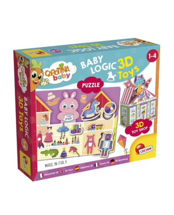 lisciani giochi Caczerwonyina Baby Logic 3D zabawki 92543 LISCIANI