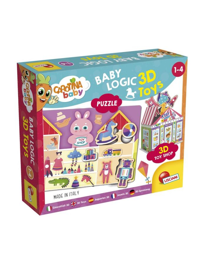 lisciani giochi Caczerwonyina Baby Logic 3D zabawki 92543 LISCIANI główny