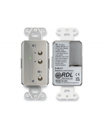 rdl Sieciowy panel z diodami LED, Dante, DS-NLC1 - Stal nierdzewna