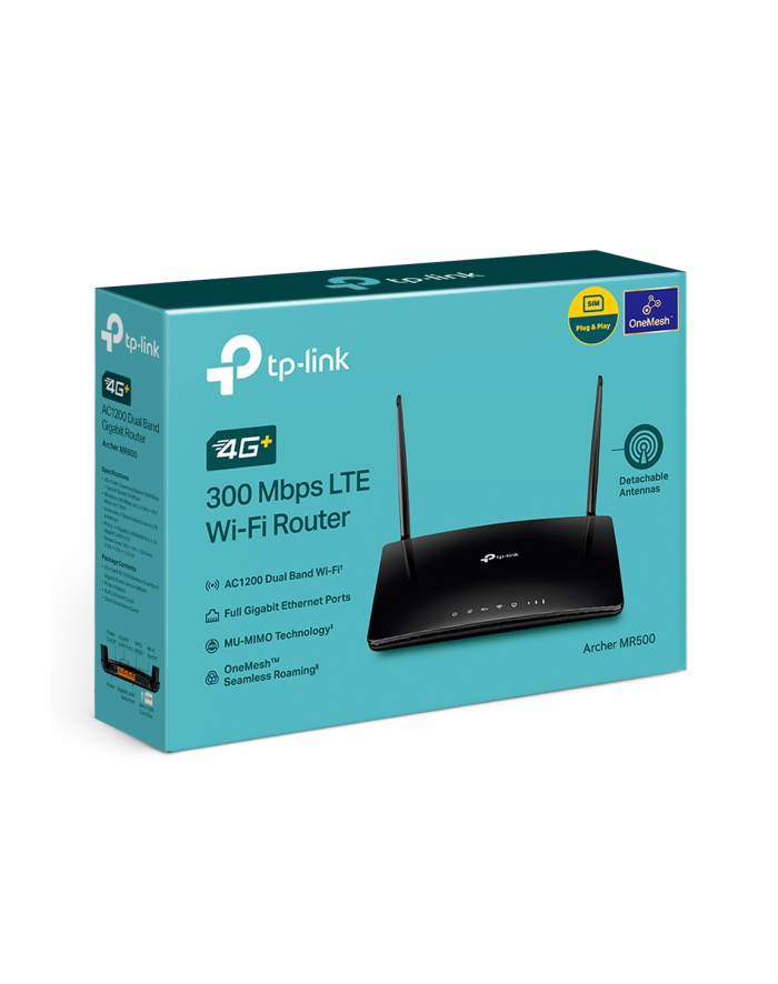 tp-link Router Archer MR500 4G LTE Cat6 Router AC1200 główny