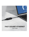 aukey Karta sieciowa CB-A30 aluminiowa USB-C Gigabit 10/100/1000 Mbps RJ45 | 1 Gb/s | USB 3.0 Typ C | diody LED - nr 7