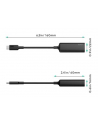 aukey Karta sieciowa CB-A30 aluminiowa USB-C Gigabit 10/100/1000 Mbps RJ45 | 1 Gb/s | USB 3.0 Typ C | diody LED - nr 8