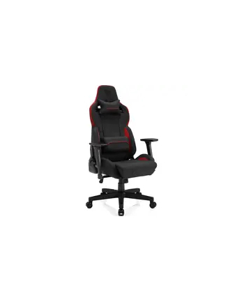 Sense7 Fotel Materiałowy Sentinel Czarno-Czerwony nr 1