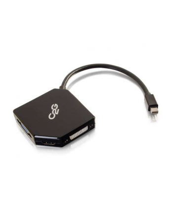 CABLES TO GO 80929 adapter kablowy Mini DisplayPort VGA + HDMI + DVI Czarny