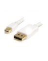StarTech MDP2DPMM3MW .com kabel DisplayPort 3 m mini DisplayPort Biały - nr 1