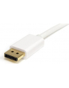 StarTech MDP2DPMM3MW .com kabel DisplayPort 3 m mini DisplayPort Biały - nr 8