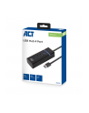ACT AC6300 huby i koncentratory USB 3.2 Gen 1 (3.1 Gen 1) Type-A 5000 Mbit/s Czarny - nr 2