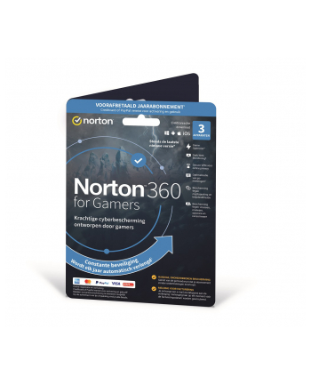 NortonLifeLock 21426425 Norton 360 for Gamers Holenderski Licencja podstawowa 1 x licencja 1 lat(a)