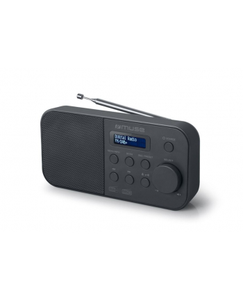 Muse Alarm Function M-109Db Portable Radio Black