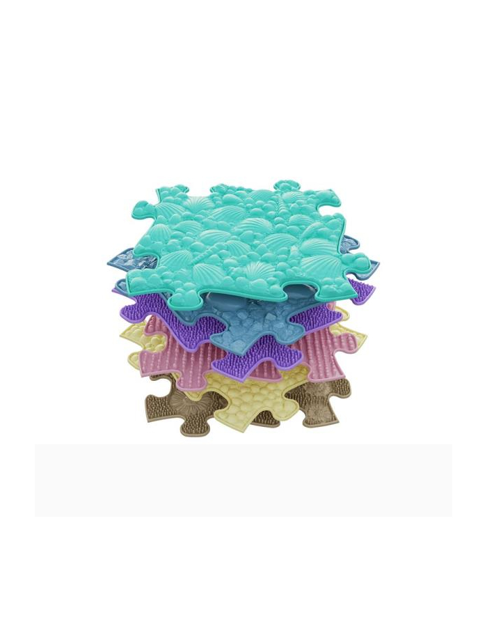 askato PROMO Mata podłogowa ortopedyczna sensoryczna 6 elementów Baby Set SOFT B pastel MFK-023-1 główny