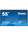 iiyama Monitor 54.6 cala LH5551UHSB-B1 4K,24/7,800cd,IPS,SLIM,DAISY/CHAIN - nr 1